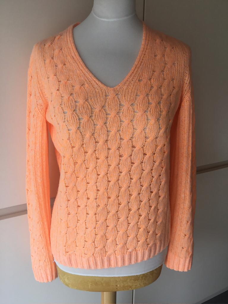 Marccain, Marc Cain trui maat 3 (38), Enlèvement ou Envoi, Comme neuf, Taille 38/40 (M), Orange