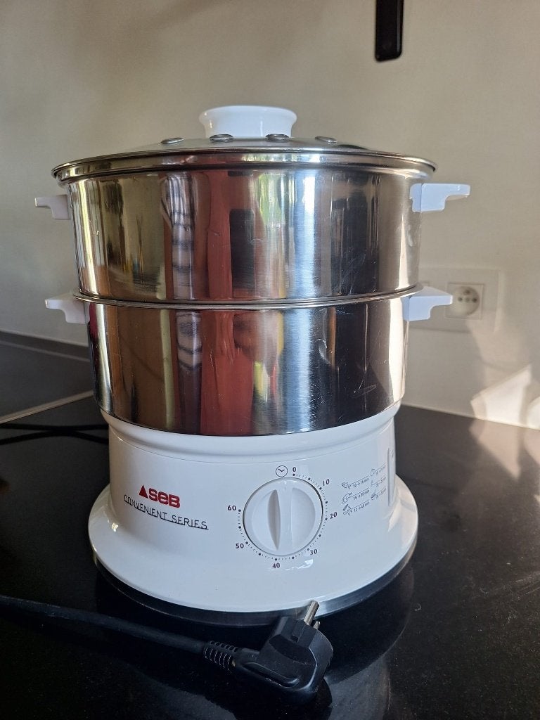 Cuiseur vapeur - marque Seb, Maison & Meubles, Cuisine | Casseroles & Poêles, Inox, Comme neuf, Enlèvement, Compatible lave-vaisselle