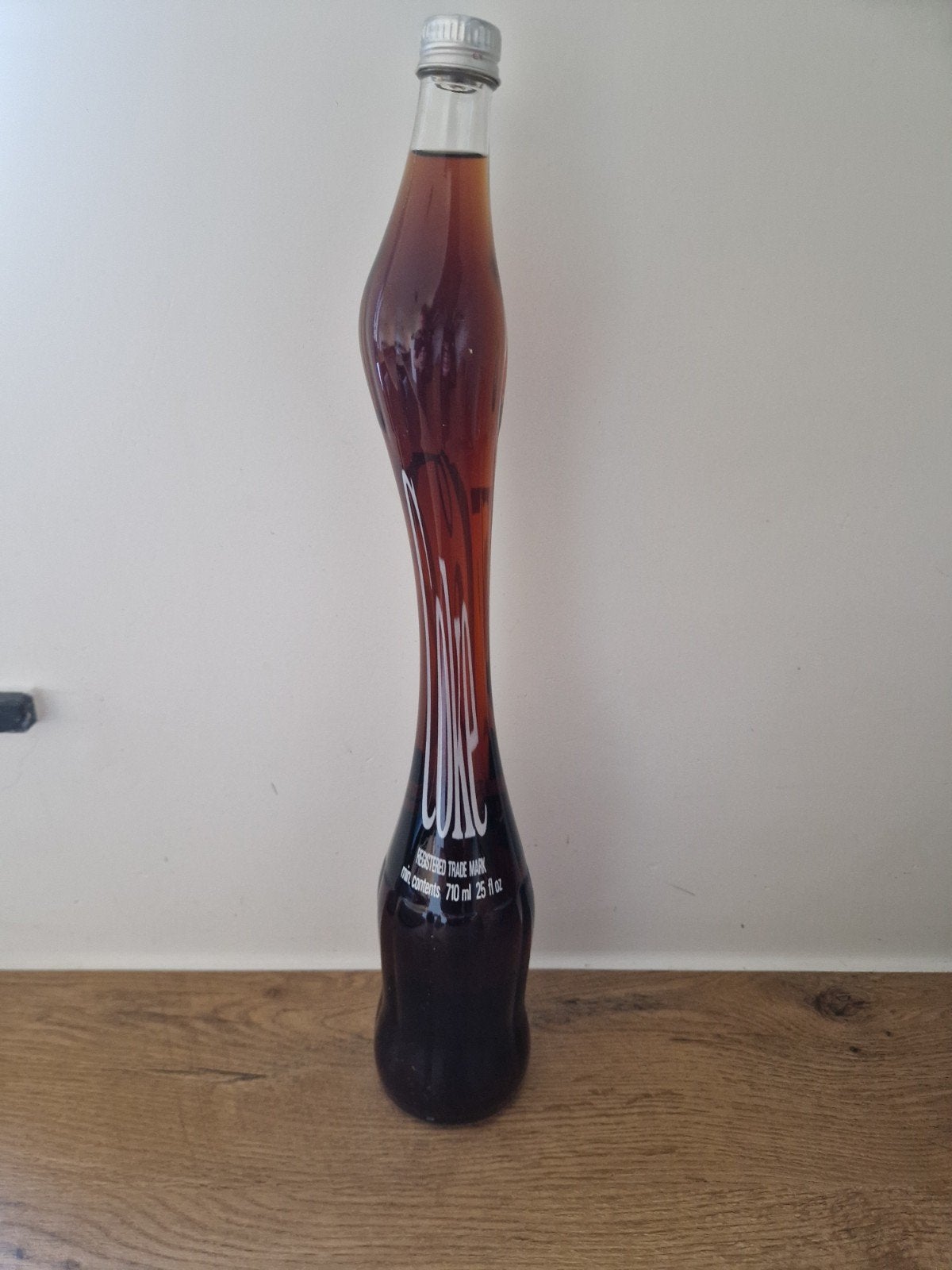 vintage handgemaakt coca cola fles, Hobby en Vrije tijd, Ophalen of Verzenden