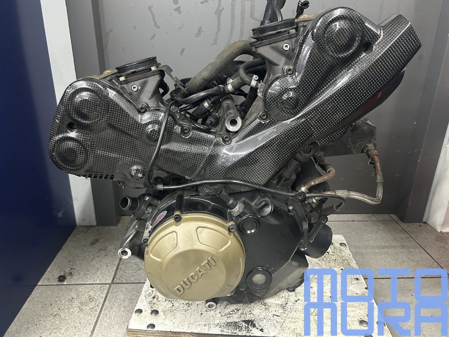 Ducati Streetfighter 1098 S 2009 - 2013 Motorblok engine mot, Motoren, Gebruikt, -, -, Ophalen of Verzenden