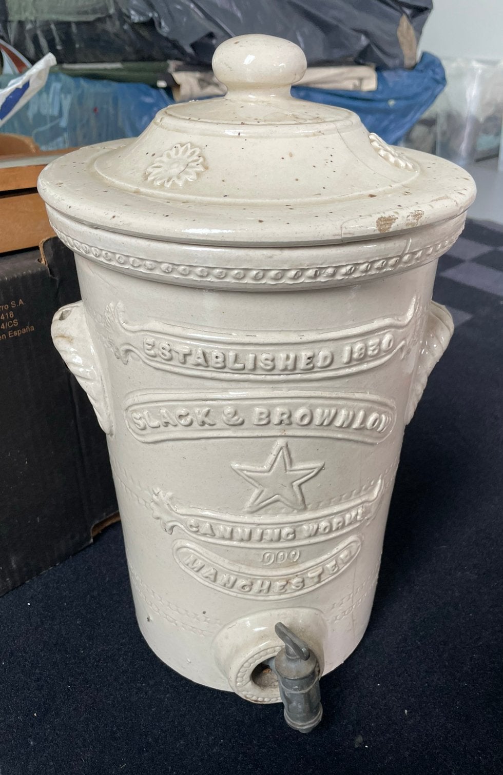 Oude mosterdpot, Antiek en Kunst, Ophalen