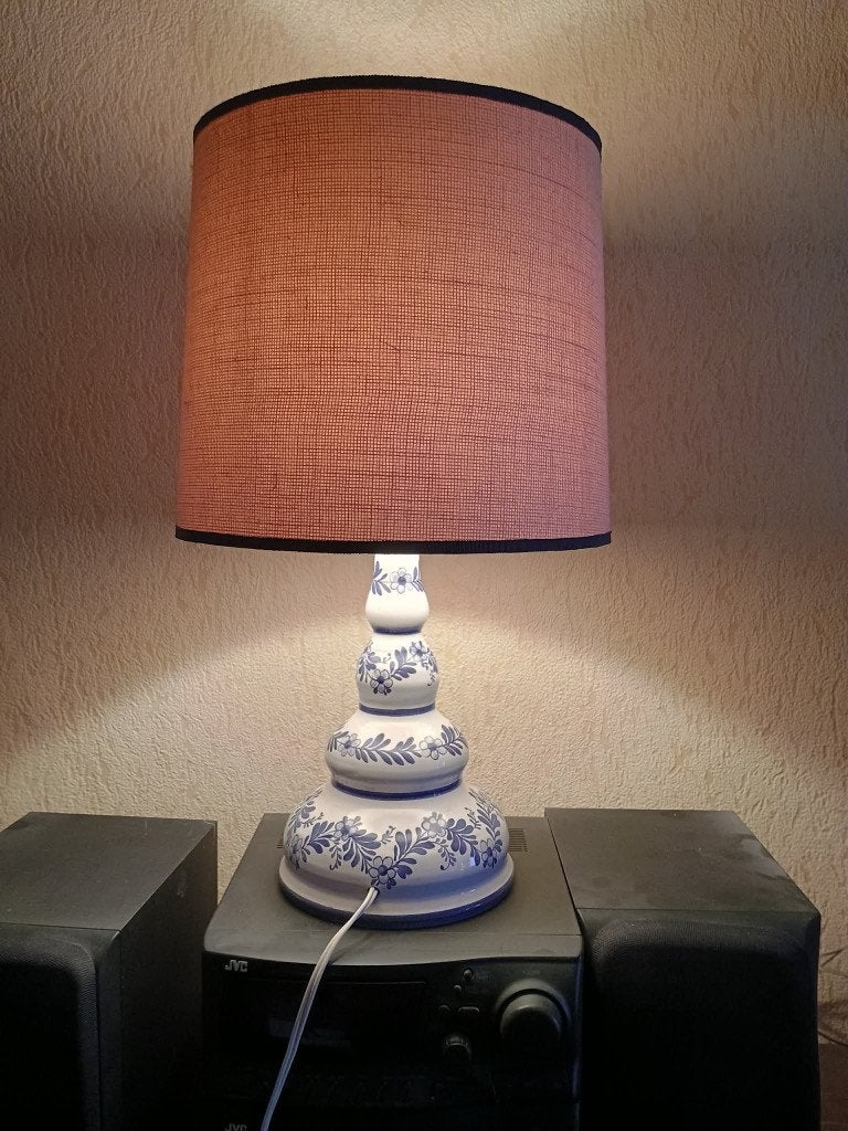 Lampe Poterie de Sars-la-Bruyère (Poterie du Donjon), Antiquités & Art, Enlèvement