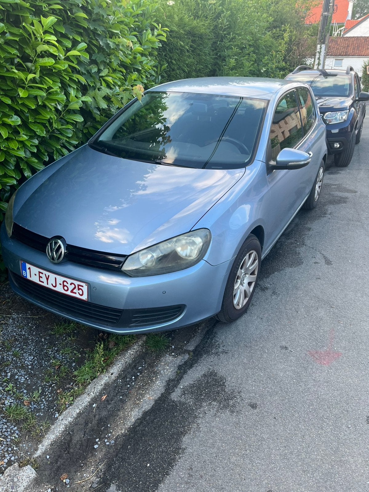 Golf 6 2008, Auto's, Zwart, Blauw, Golf, 59 kW