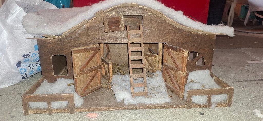 Kerststal, Diversen, Kerst, Ophalen, Gebruikt