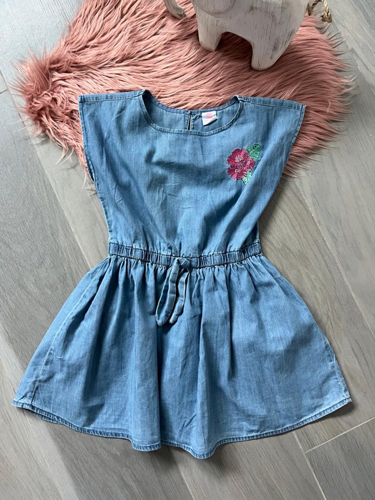 Jeans jurkje, Kinderen en Baby's, Kinderkleding | Maat 110, Ophalen of Verzenden, Zo goed als nieuw