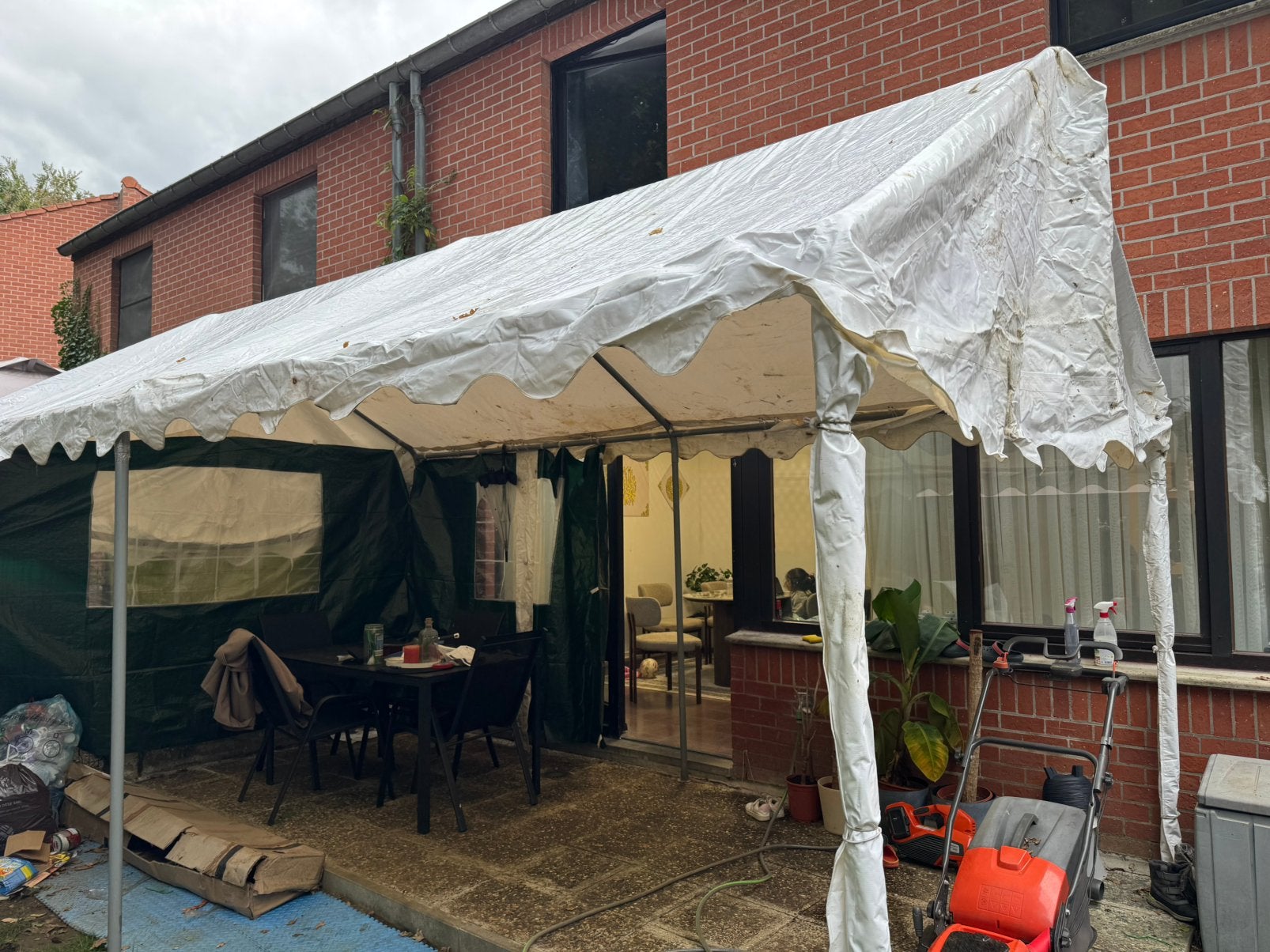 Partytent 6x3, Ophalen, Gebruikt, Partytent, Minder dan 4 meter