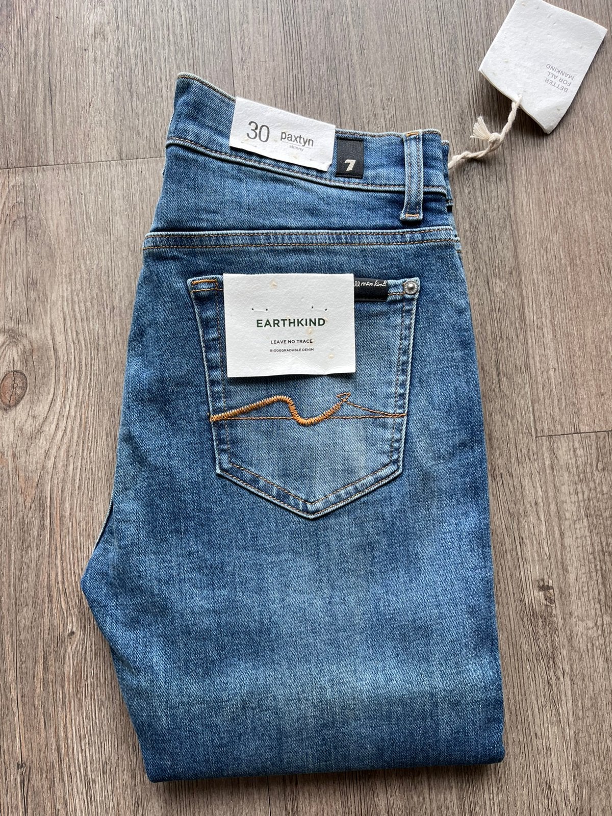 7 For All Mankind jeans size 30 type Paxtyn New, Ophalen of Verzenden, Nieuw, Blauw, W32 (confectie 46) of kleiner