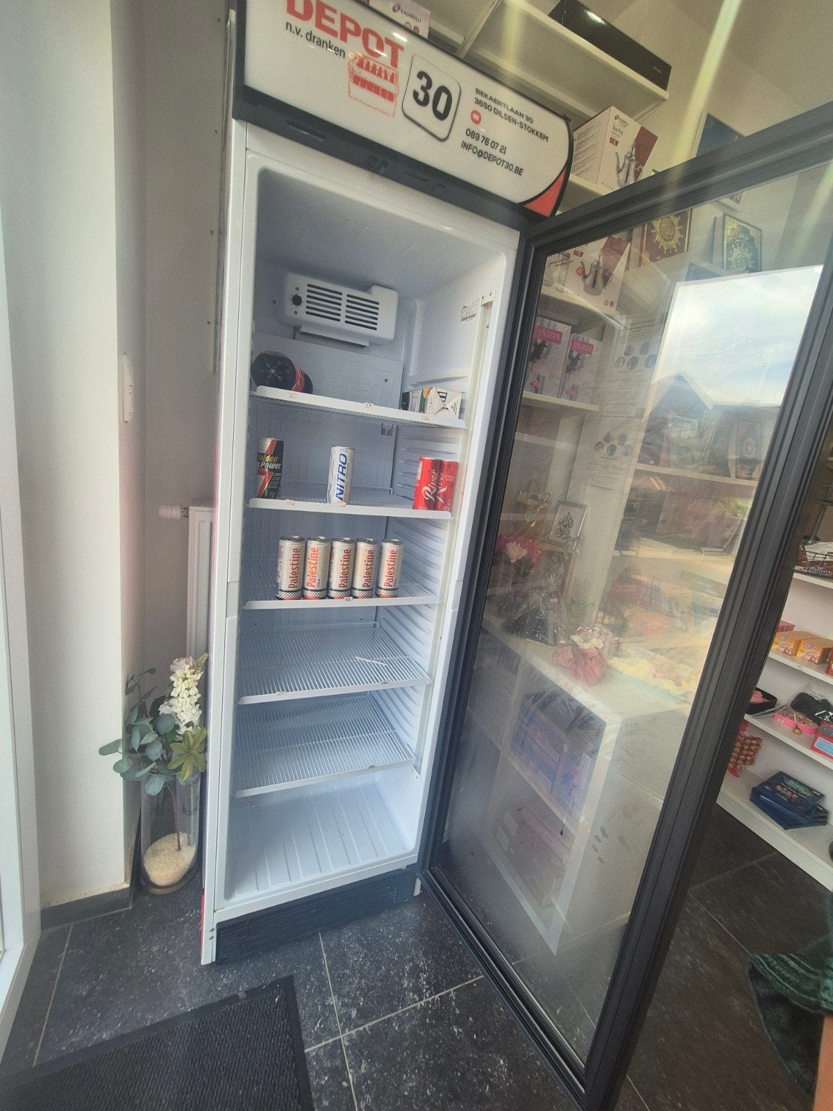 Frigo vitrine professionnel pour boissons – porte vitrée, Enlèvement, Comme neuf