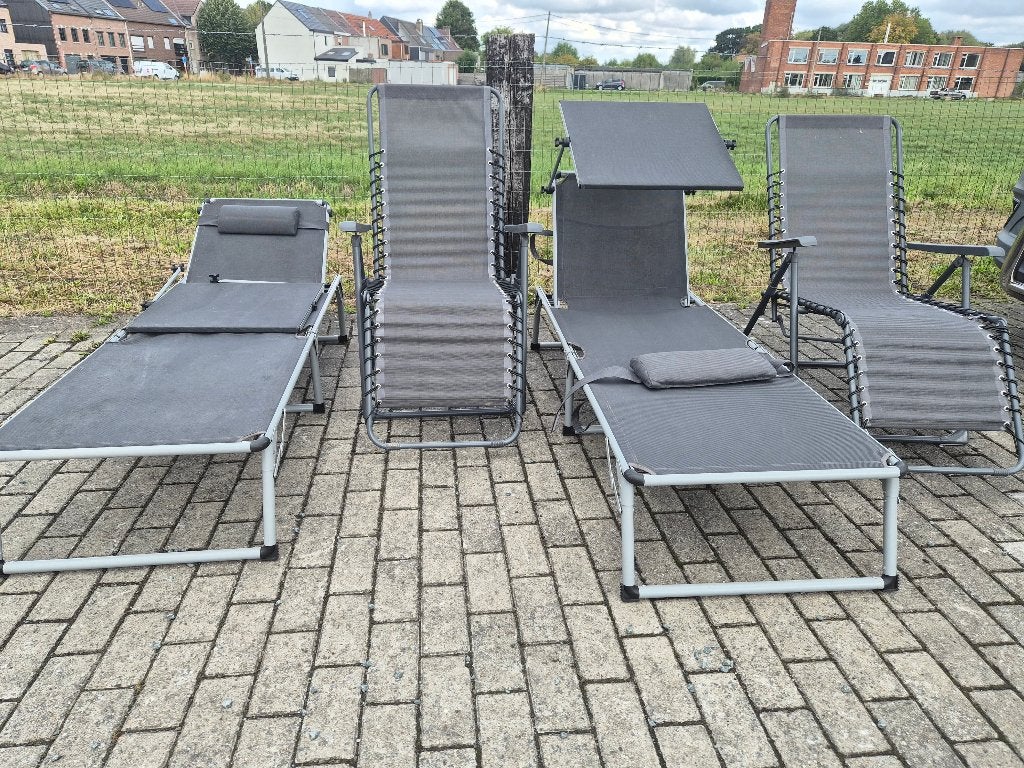 terras- tuinset 4 stoelen, Jardin & Terrasse, Ensembles de jardin, Salons de jardin, Aluminium, Enlèvement, 4 places