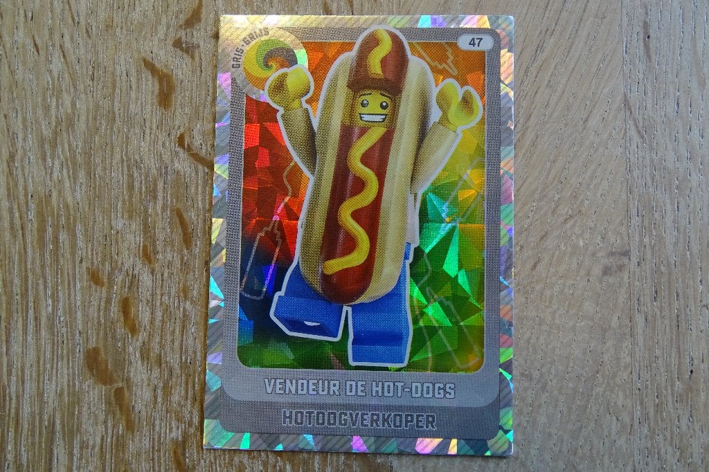 Lego kaart hotdogverkoper n47, Ophalen of Verzenden
