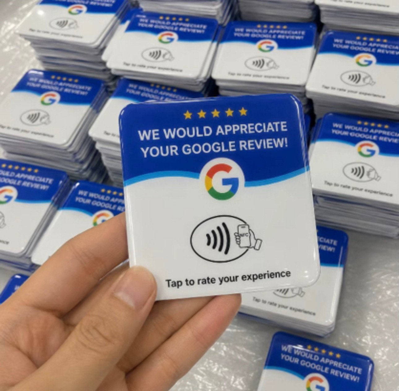 Google review card, Bijoux, Sacs & Beauté, Beauté | Diététique & Perte de poids, Enlèvement ou Envoi, Comme neuf