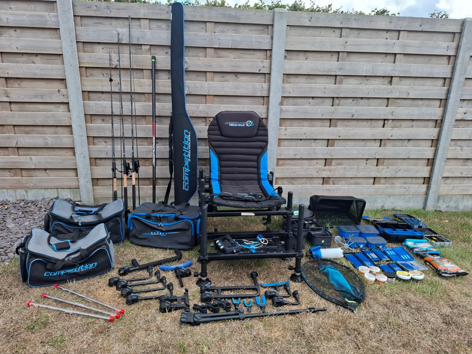 Te koop volledige Preston feederset in nieuwstaat, Ophalen