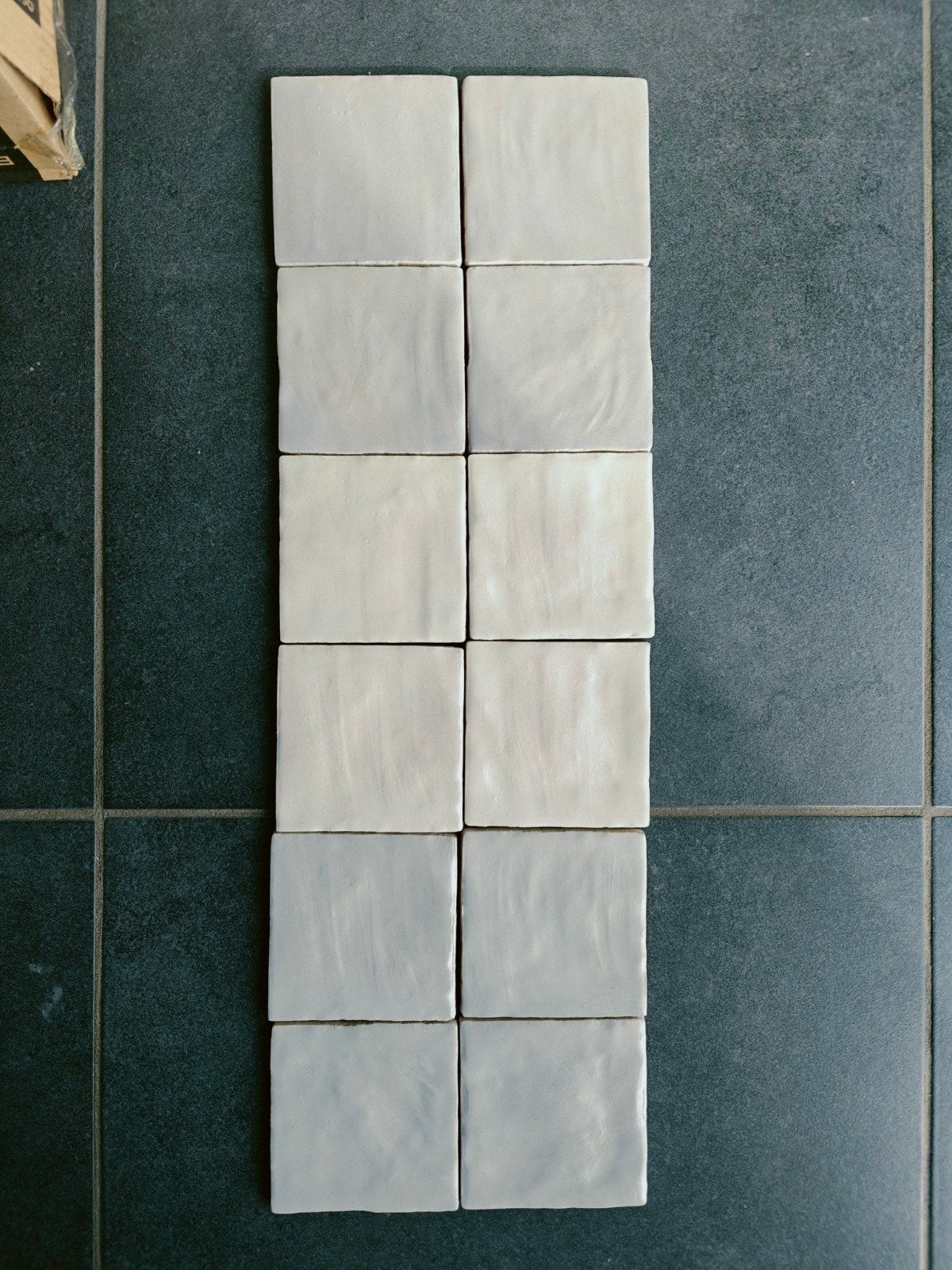 Keramische wandtegel "Zellige" 4,5m2: wit, parelmoer, grijs, Doe-het-zelf en Bouw, Ophalen, Wandtegels