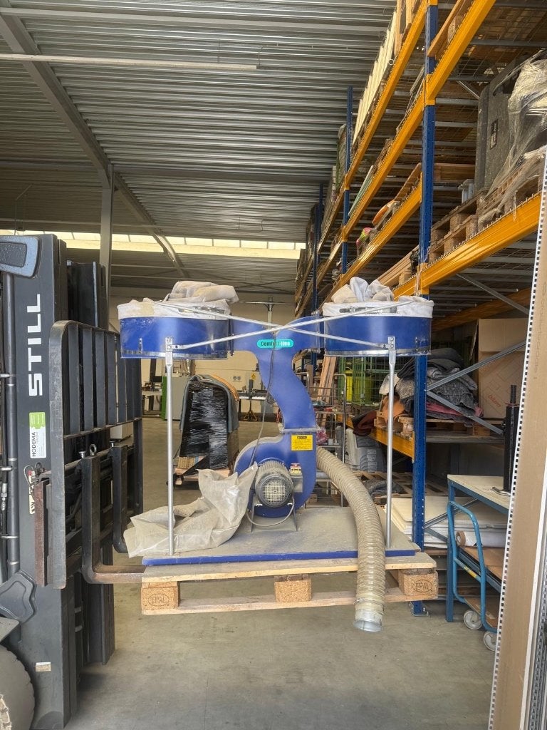 Aspirateur à bois à deux sacs, Enlèvement