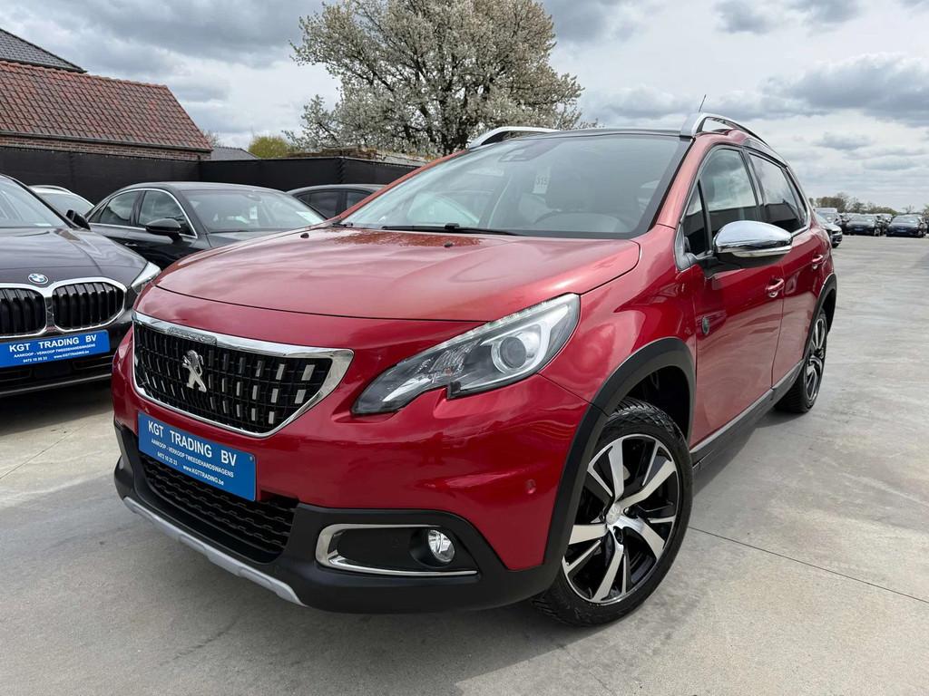 Peugeot 2008 1.2i 110PK AUTOMAAT CROSSWAY NAVI LEDER PANO-DA, Auto's, Peugeot, Automaat, Gebruikt, 1199 cc, 110 g/km