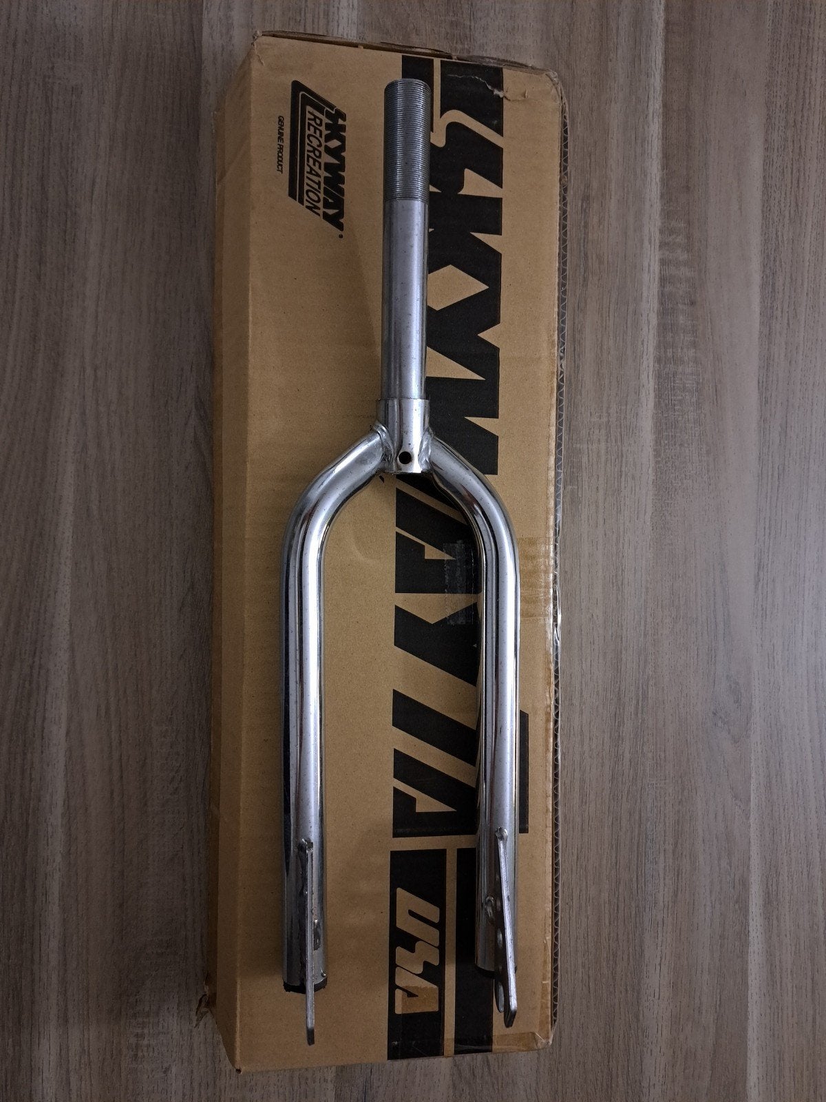 Old school bmx voorvork chrome, Fietsen en Brommers, BMX, Nieuw, Ophalen of Verzenden, Voorvork