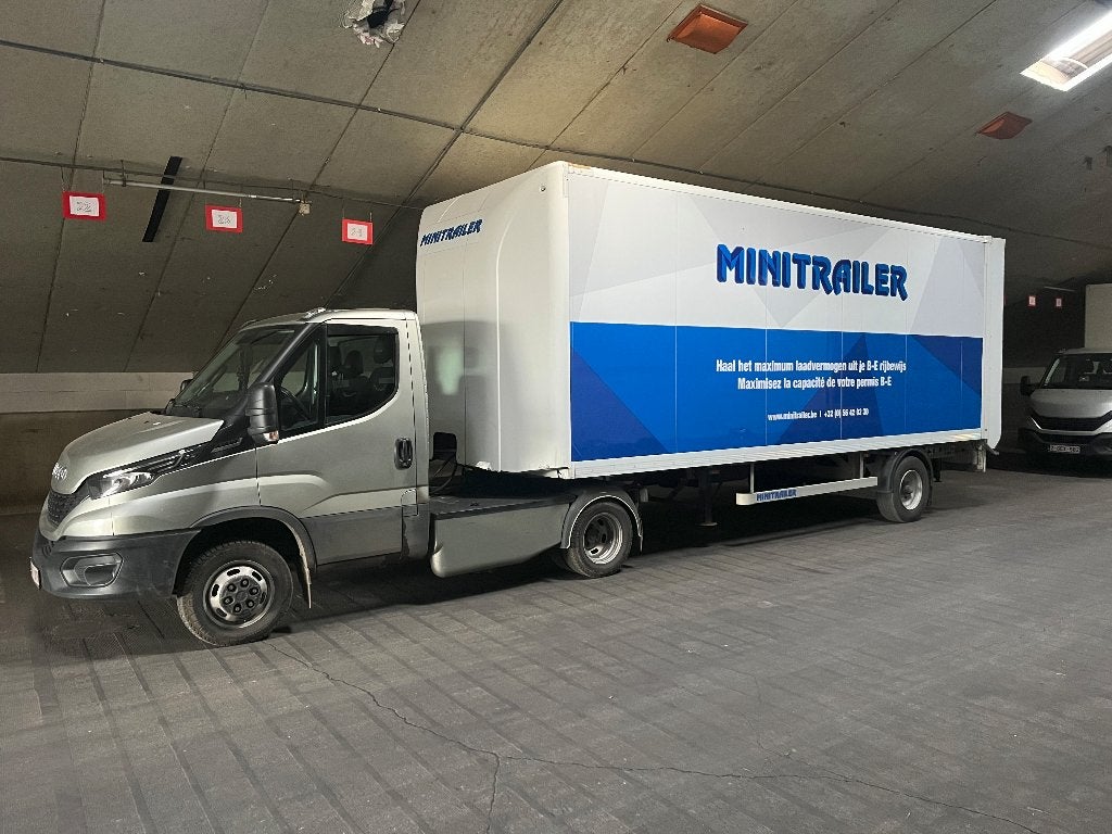 Camionette semi remoque BE, Enlèvement, Iveco