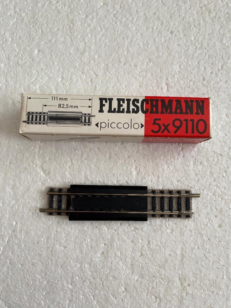 FLEISCHMANN PICCOLO - 9110 - VOIE VARIABLE DROITE, Neuf, Fleischmann, Rails, Courant continu