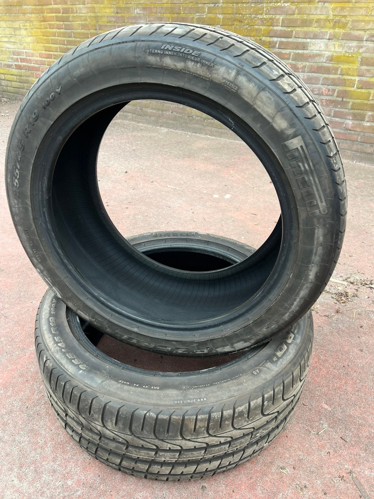 Banden 255 45 19 pirelli P zero.  Gebruikt !, Ophalen, Band(en)