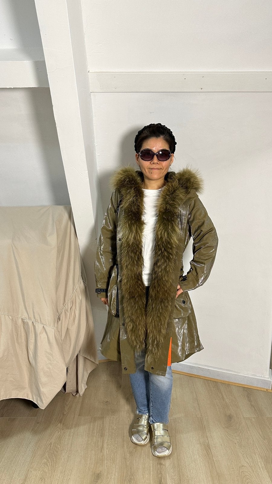Parka jas, Kleding | Dames, Ophalen of Verzenden, Nieuw, Maat 36 (S), Groen
