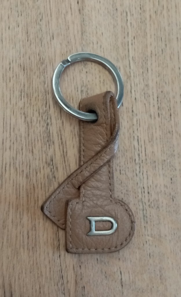 Delvaux sleutelhanger taupe, Enlèvement ou Envoi, Utilisé, Autres couleurs, Autres types