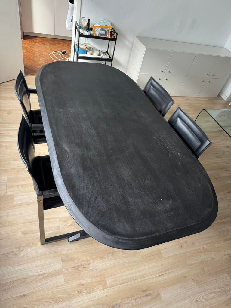 Table + chaises, Enlèvement, Comme neuf
