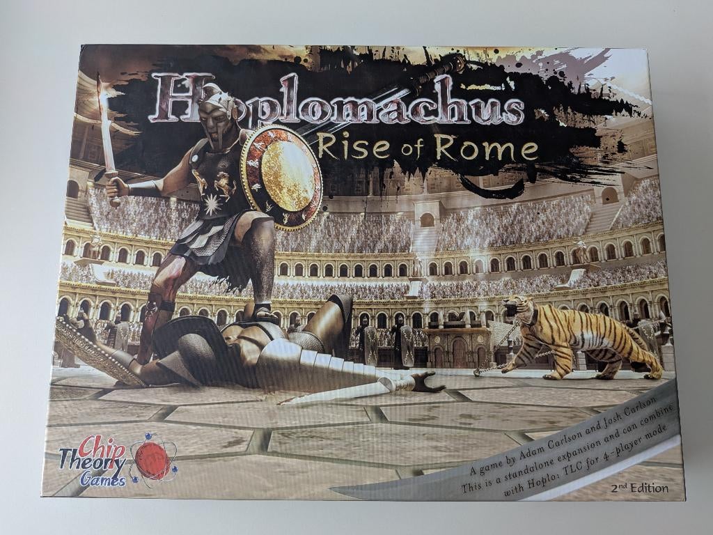 Hoplomachus - Rise of Rome (tweede editie), Een of twee spelers, Ophalen of Verzenden, Zo goed als nieuw, Chip theory games