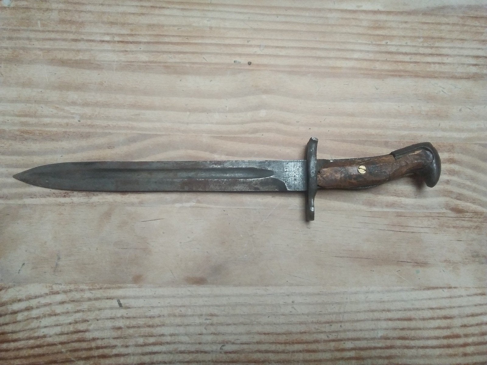 vends baïonnette us Garand m1 transformée en couteau combat, Verzamelen, Ophalen of Verzenden