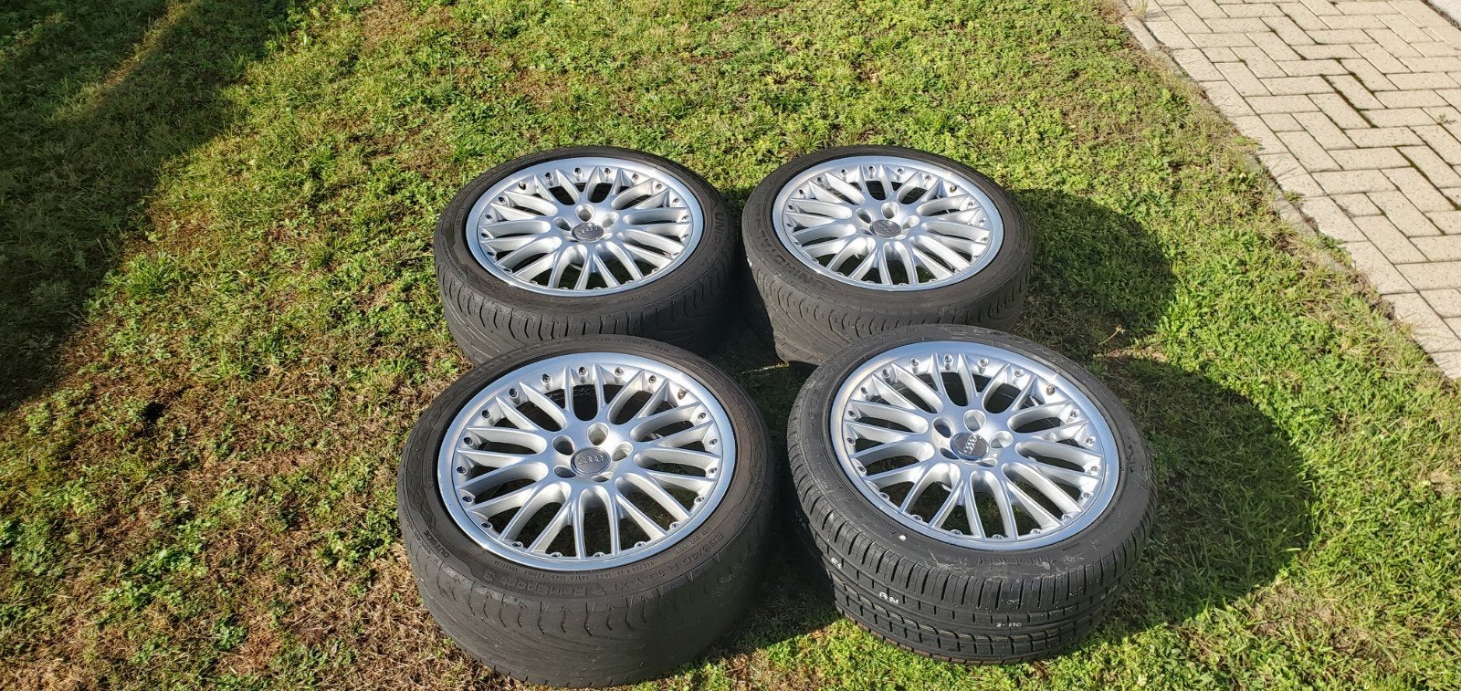 Originele 2 delige Audi A8 Speedline 

9J , ET 41 (zeldzaam), Auto-onderdelen, Banden en Velgen, Ophalen, 19 inch, Band(en)