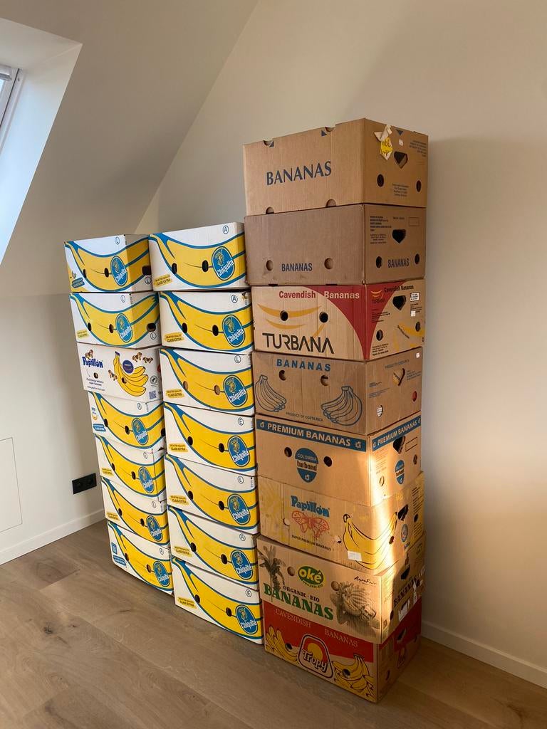 Bananendozen verhuis, Enlèvement, Comme neuf, Boîte