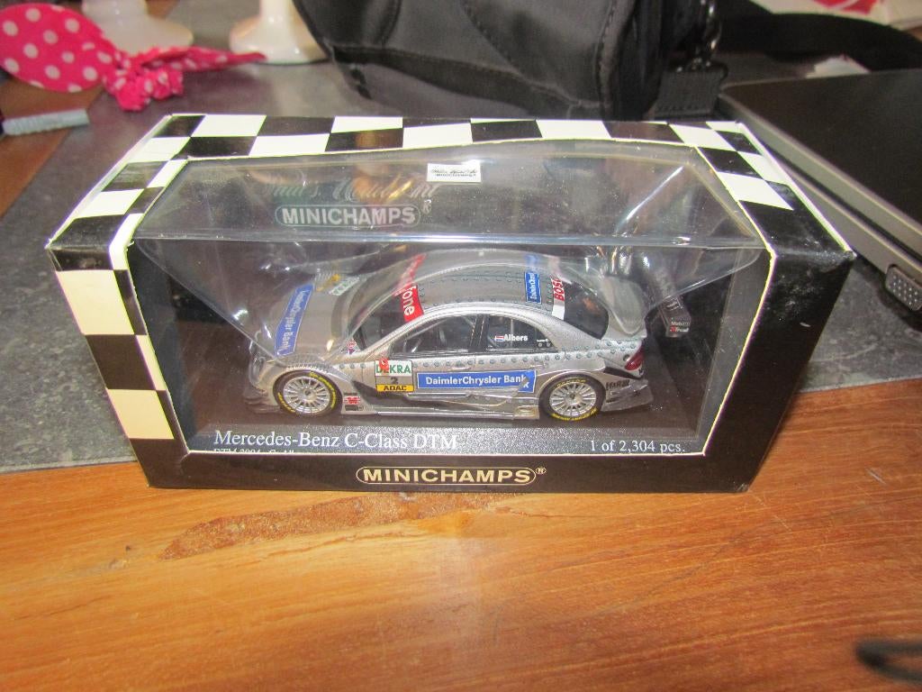Minichamps Mercedes Classe C DTM 2004 Albers 1/43, Ophalen of Verzenden, Nieuw, Auto, MiniChamps