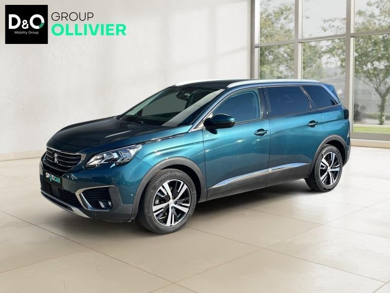 Peugeot 5008 Allure 7 zitplaatsen, 4 deurs, 1199 cc, Blauw, https://public.car-pass.be/vhr/a642195d-31a6-441e-a39e-a9678c75c5ae