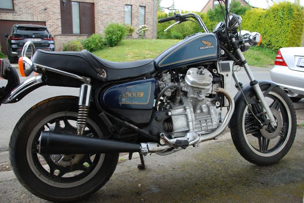 HONDA CX500 1981, Motoren, Cardan-aandrijving, 2 cilinders, Occasion, 499 cc