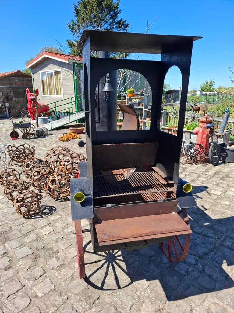 Zelf gemaakte barbeque, Ophalen