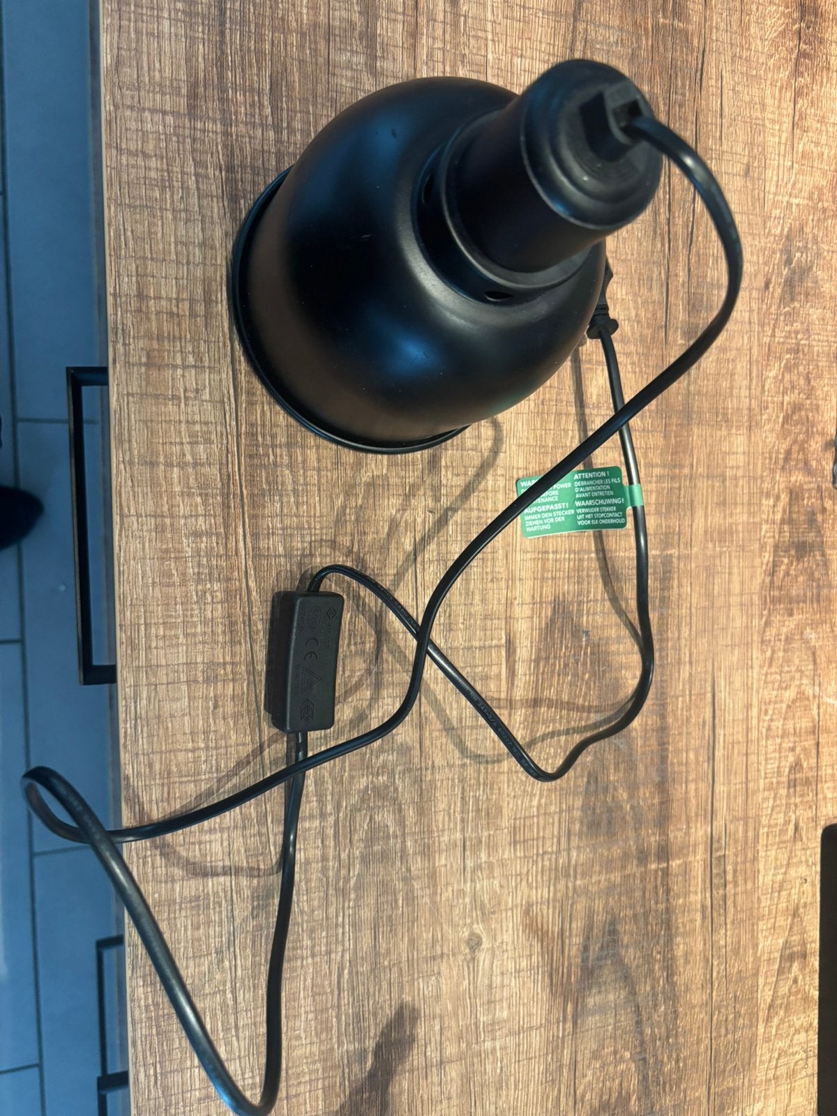 Terrarium lamp / verlichting met een daylight basking spot, Ophalen, Zo goed als nieuw, Verlichting