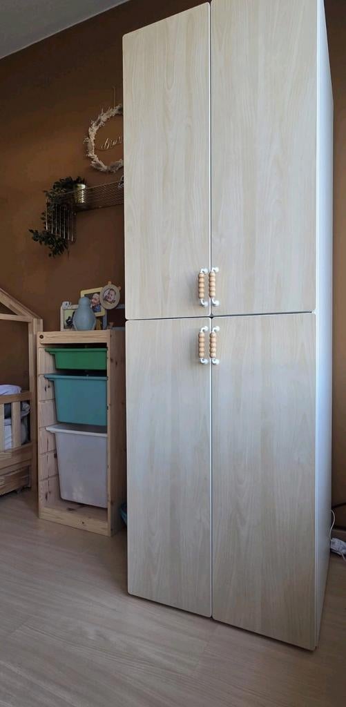 Kledingkast, wit berken, Enlèvement, Comme neuf