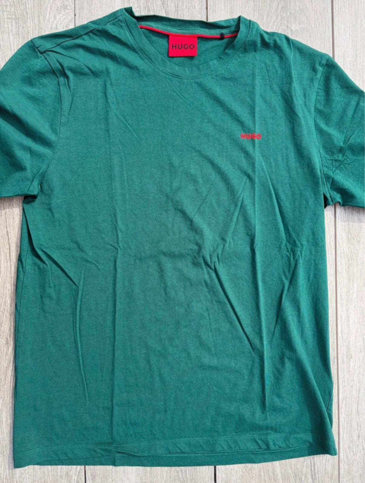 HUGO t-shirt, Kleding | Heren, Ophalen, Nieuw, Maat 48/50 (M), Groen