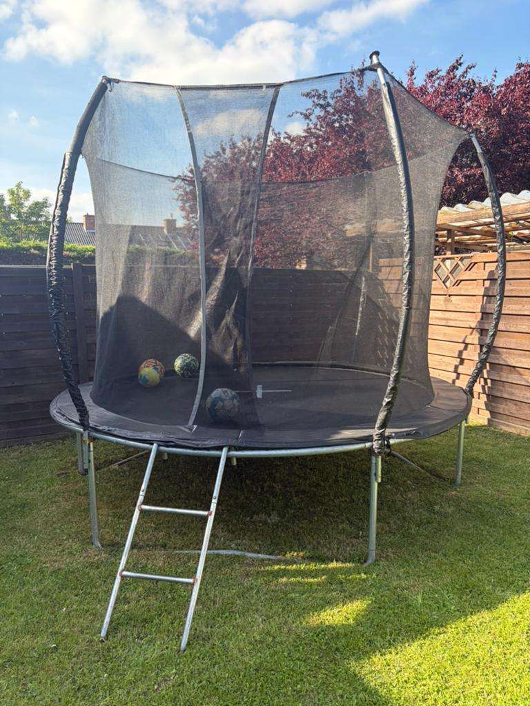 Trampoline, Kinderen en Baby's, Speelgoed | Buiten | Trampolines, Ophalen, Gebruikt