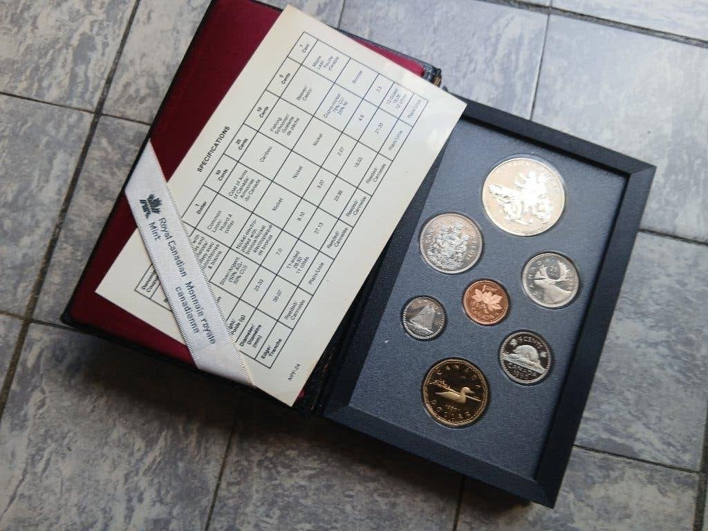CANADA 1990 muntenset (1 zilveren dollar), Ophalen, Zilver
