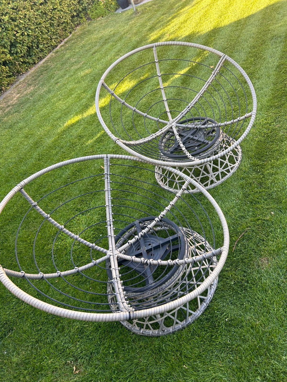 Tuin lounge stoel (draaiend), Ophalen, Zo goed als nieuw