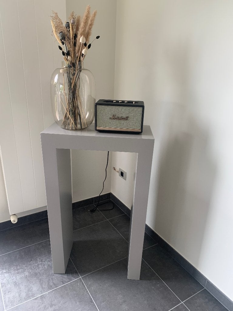 Kastje op wielletjes, Ophalen, Hout, Gebruikt, Modern