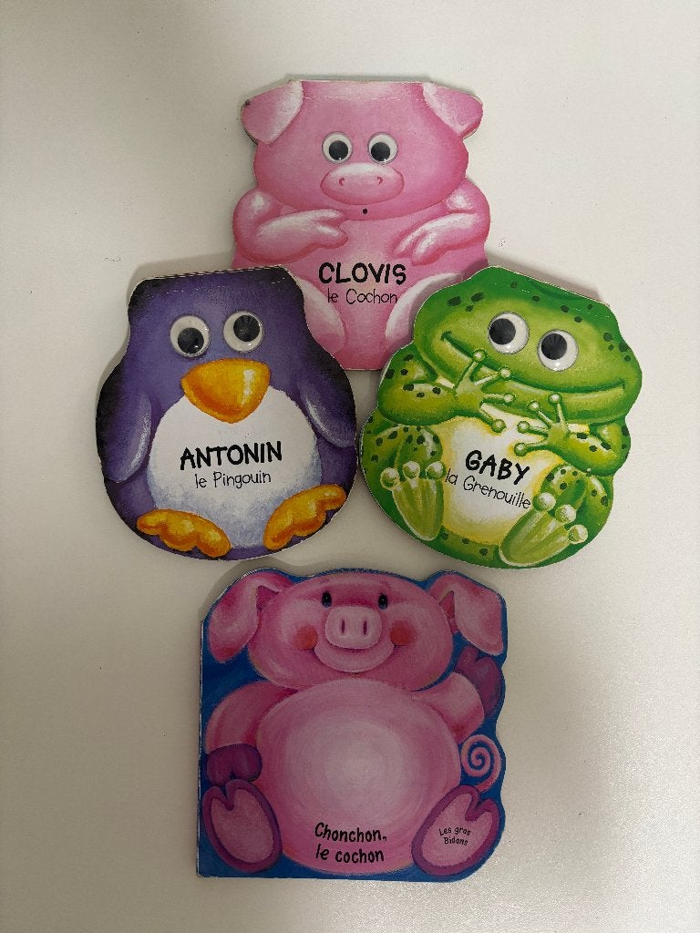 Lot de petits livres - Pingouin, Cochon et Grenouille, Enlèvement ou Envoi, Utilisé, Garçon ou Fille, Livre de lecture