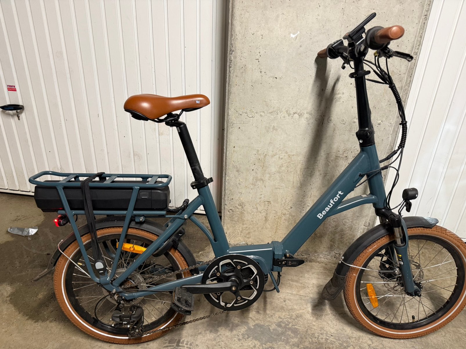 Beaufort elektrische vouwfiets, Fietsen en Brommers, Ophalen, Zo goed als nieuw