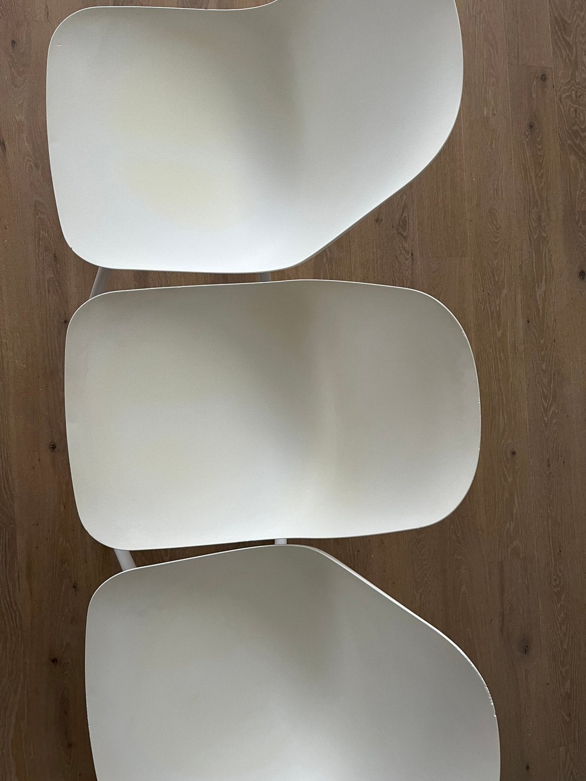 Stoelen (6), Huis en Inrichting, Stoelen, Ophalen, Kunststof, Gebruikt, Wit