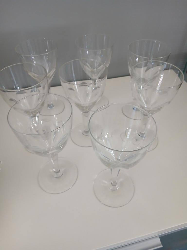 8 verres à vin vintage, Enlèvement ou Envoi