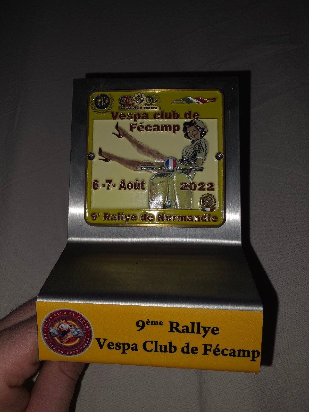 Plaket Vespa, Ophalen of Verzenden