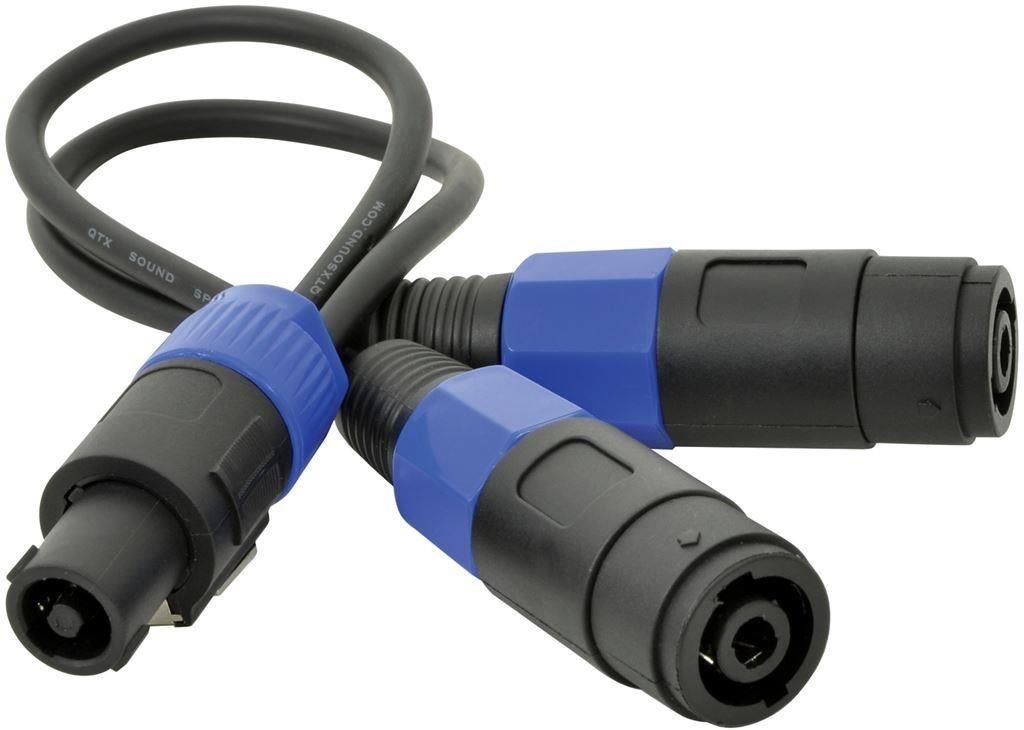 Speakon Luidspreker splitter 30 cm, Ophalen of Verzenden, Nieuw, Speaker of Versterker