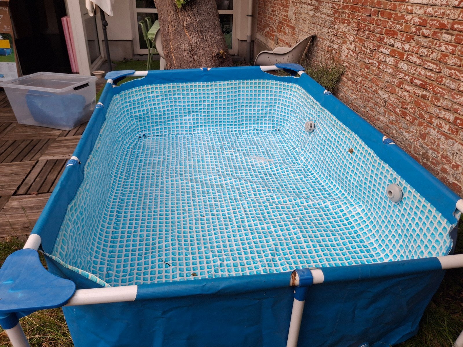 Intex zwembad 220x150x60, Tuin en Terras, Zwembaden, Ophalen