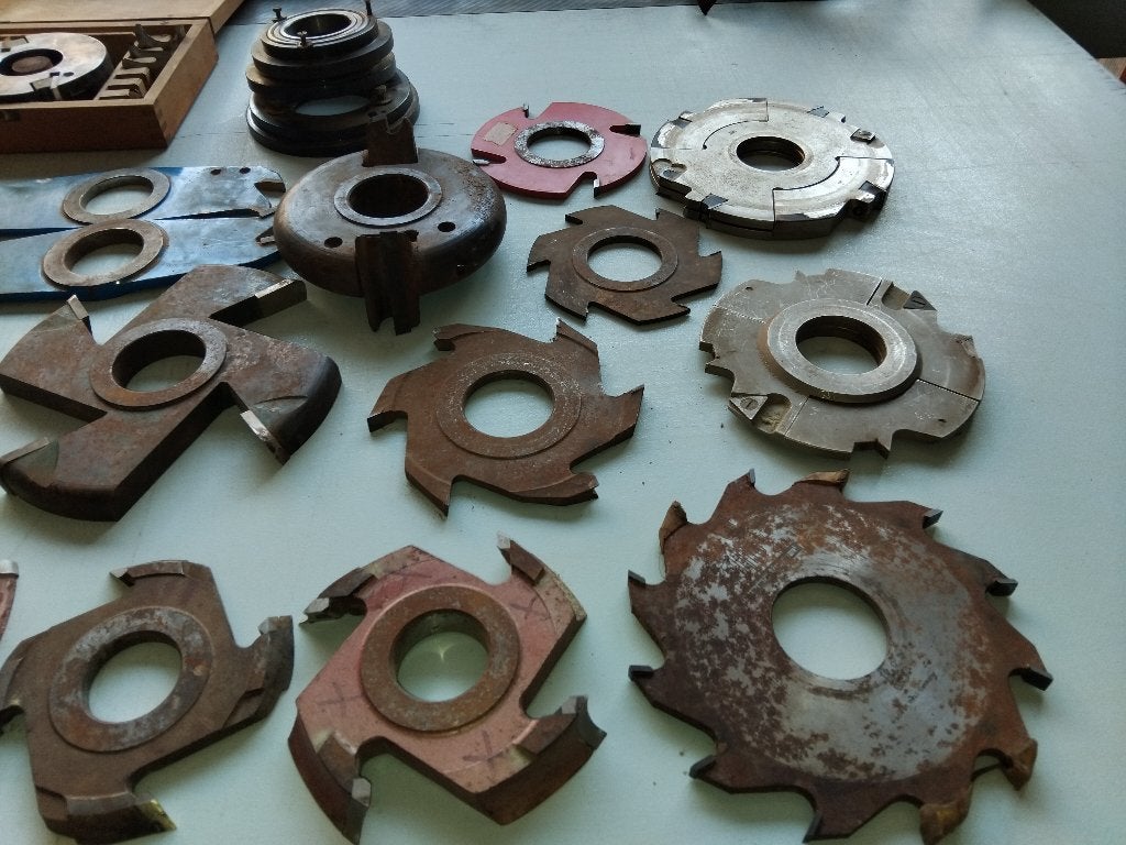 Verschillende frezen as 50 mm, Ophalen