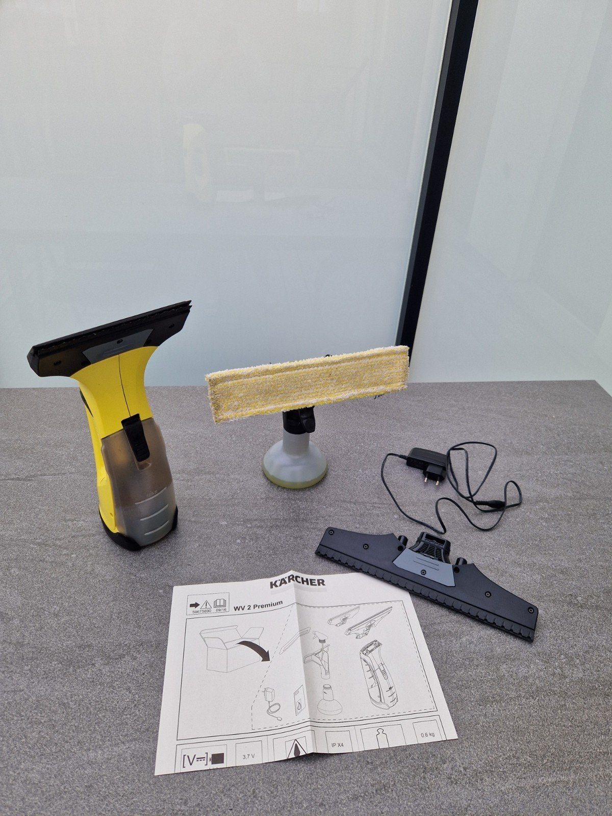Karcher WV2 premium plus yellow, Enlèvement ou Envoi, Essuie-vitre ou Raclette